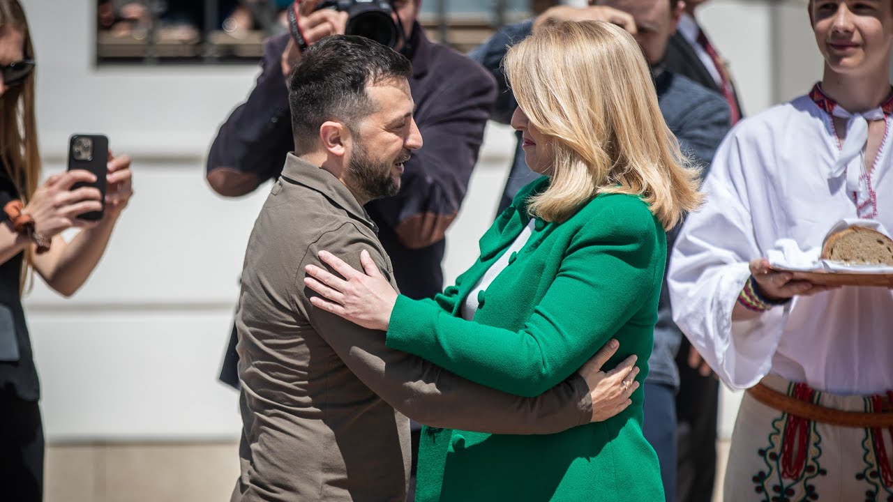 Ukrajinský prezident Volodymyr Zelenskyj prišiel na Slovensko