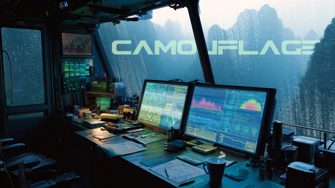 Rain Forest Radio Station | 2h Ambience with Subtle Rain