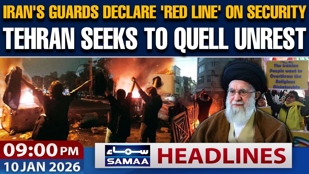 Iran's Guards Declare 'Red Line' on Security as Tehran Seeks to Quell Unrest | 9PM Headlines