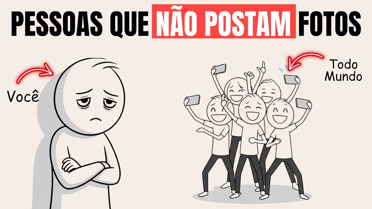 Psicologia de Pessoas Que Não Postam Suas Fotos Nas Redes Sociais