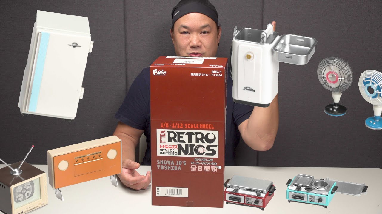 Retronics Nostalgic Electronics Vol 1 | F-Toys Miniature Toy Review