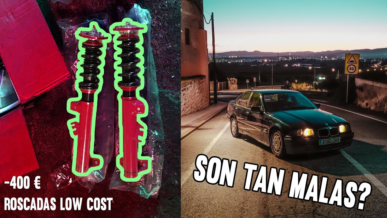 Montamos las MEJORES suspensiones ROSCADAS LOW COST 🔥🤩 // BMW E36 // Maxpeedingrods