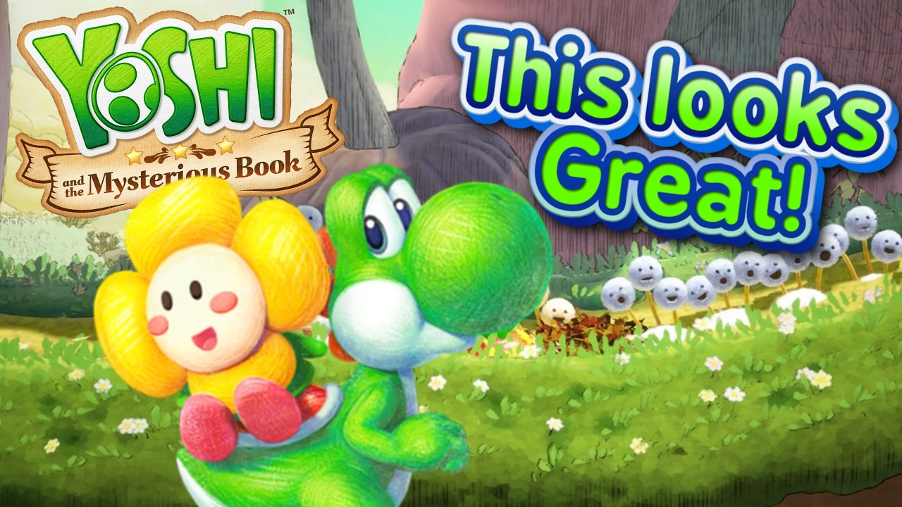 Yoshi and the Mysterious Book Looks Great!