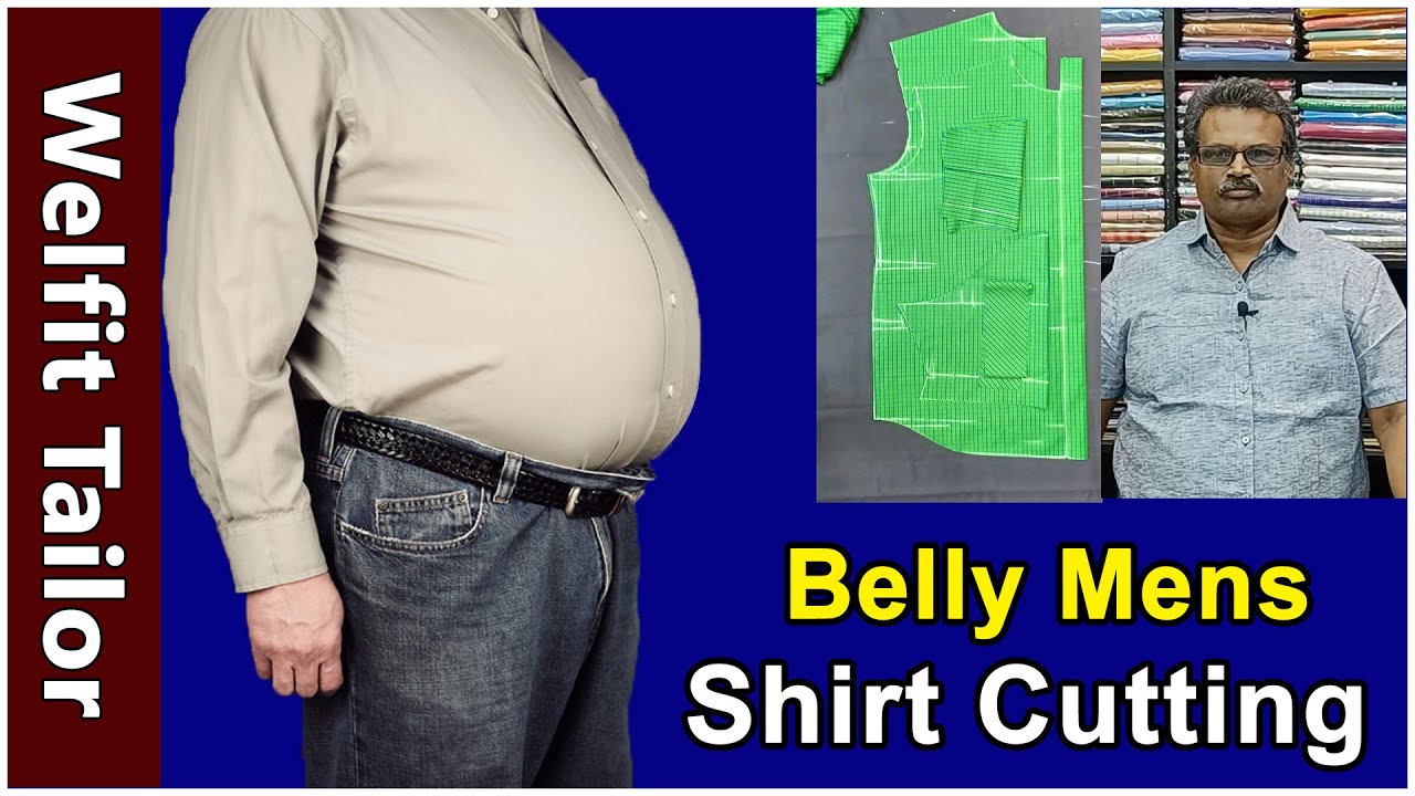 Belly Men's Shirt Cutting Detailly Explained in Tamil | Welfit Tailor