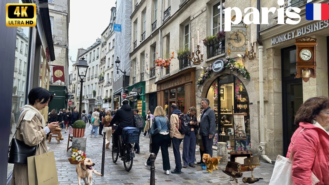 13 October 2025 PARIS 🇫🇷 FRANCE 4K HDR BEAUTIFUL PARIS STREET WALK ☕️ REAL CITY LIFE 