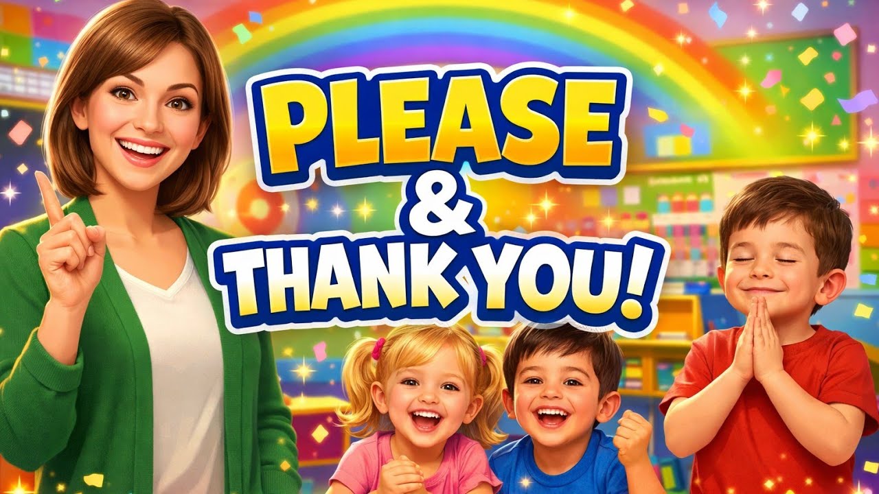 🎵 Magic Words Song | Please, Sorry, Thank You | Preschool Learning Song