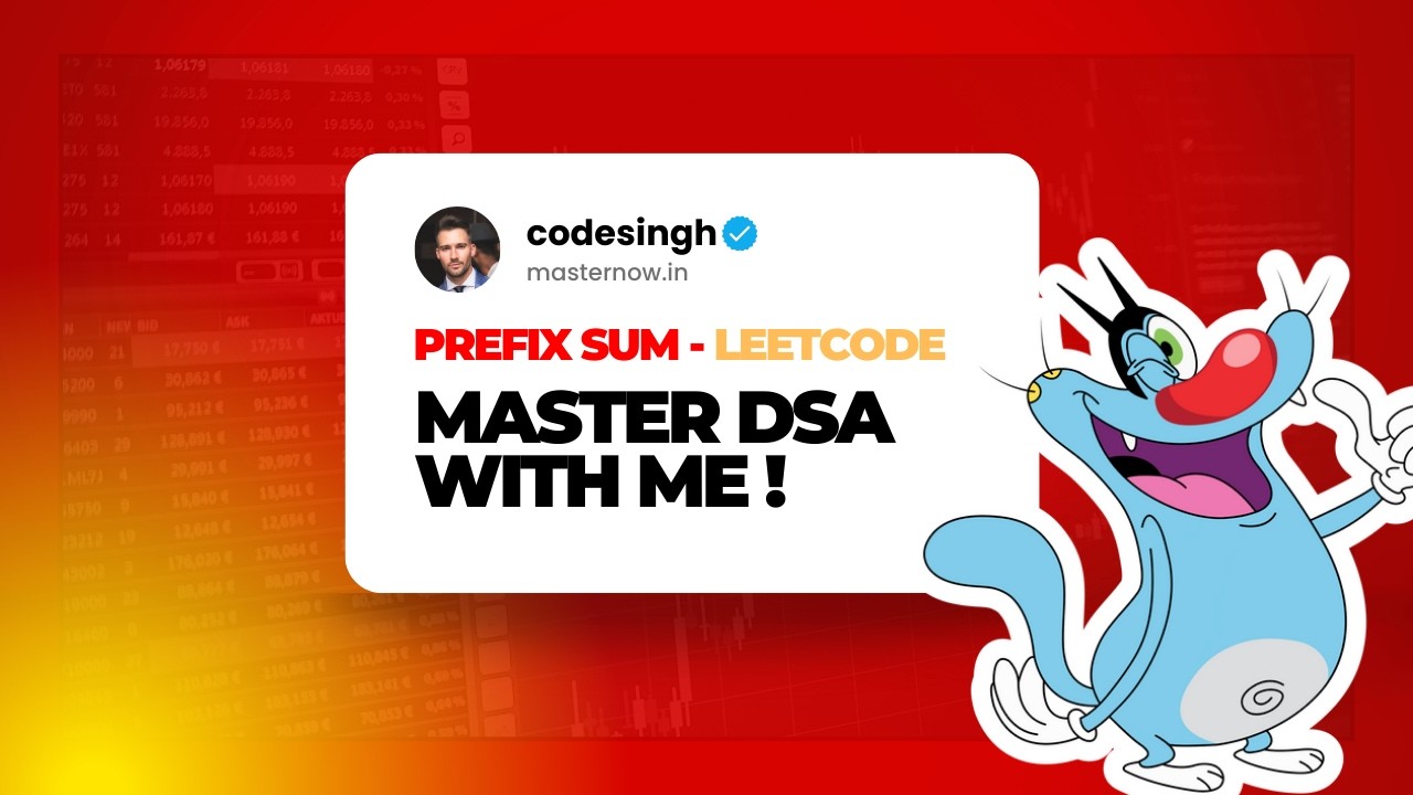 Master Prefix Sums in 5 Minutes! LeetCode 1480 Solved