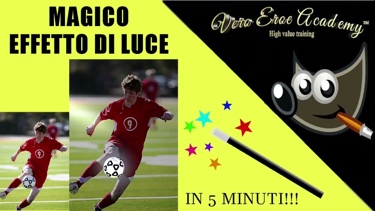 MAGICO EFFETTO DI LUCE CON GIMP IN 5 MINUTI!!!