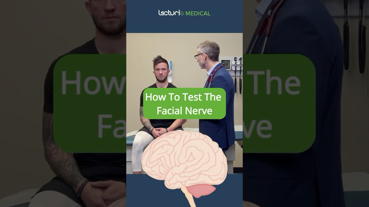 How to Test the Facial Nerve 🧠📚&zwj;⚕️ #FacialNerveTest #USMLE