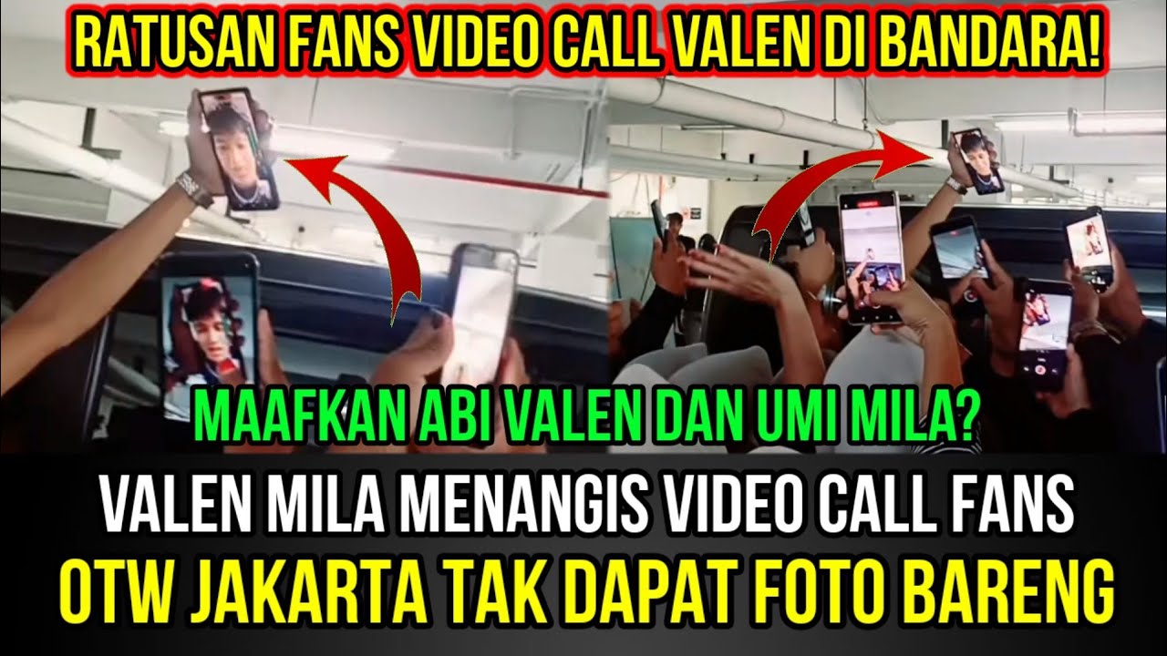 AUTO HEBOH! Valen dan Mila Menangis Video Call Fans, OTW Jakarta Tak Bisa Foto Bareng!