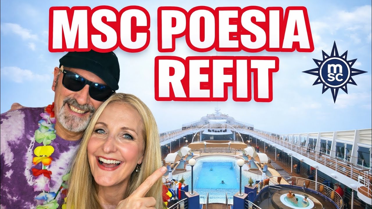MSC POESIA massive REFIT?😢 #travel #cruise #msc #travelvlog 