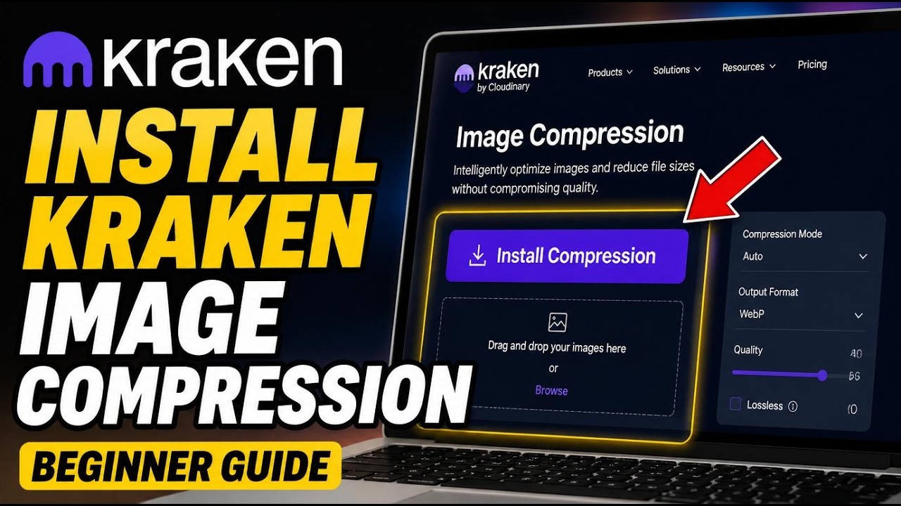 How to install Kraken image compression for branding assets - Beginner Guide