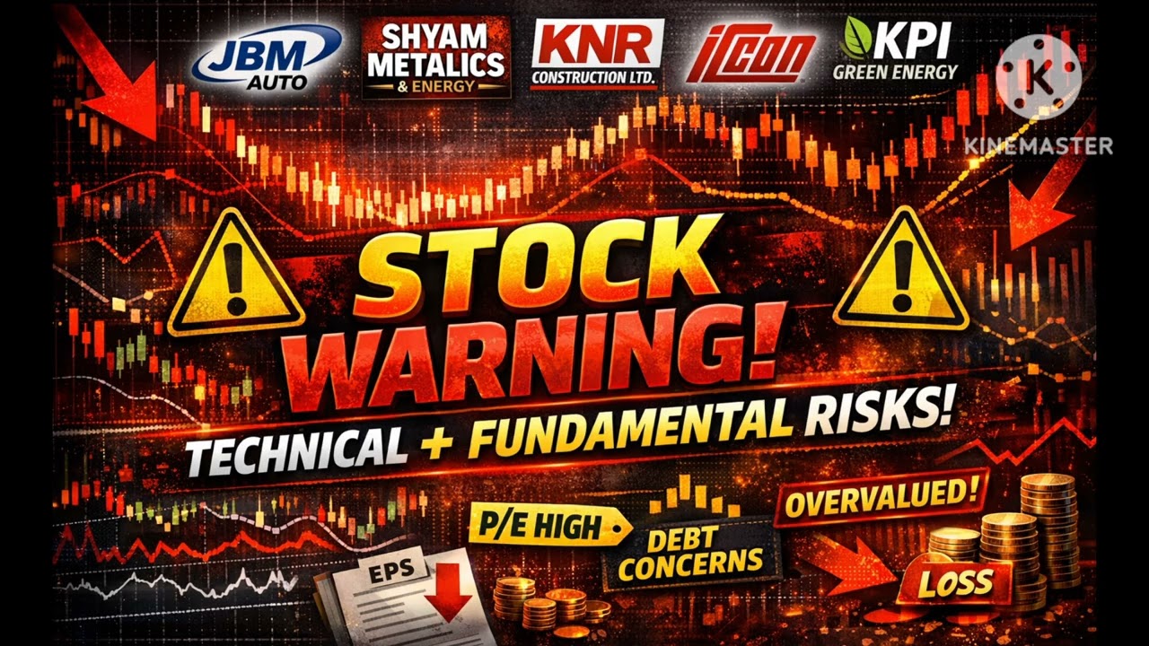 ⚠️ பங்கு எச்சரிக்கை | JBM, Shyam Metalics, KNR, IRCON, KPI Green, NMDC | Technical & Fundamental