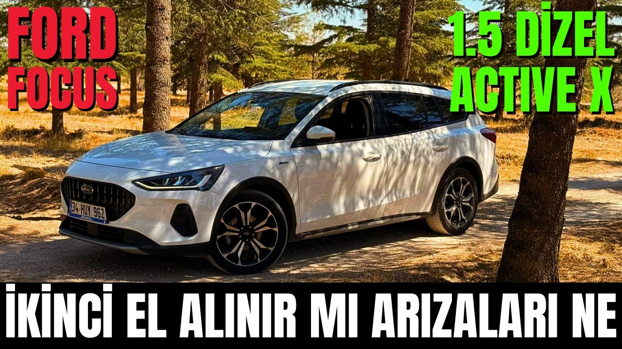 Ford Focus Active X 1.5 Sw Dizel / Hem Geniş Hem Konforlu Hem de AZ YAKIYOR!
