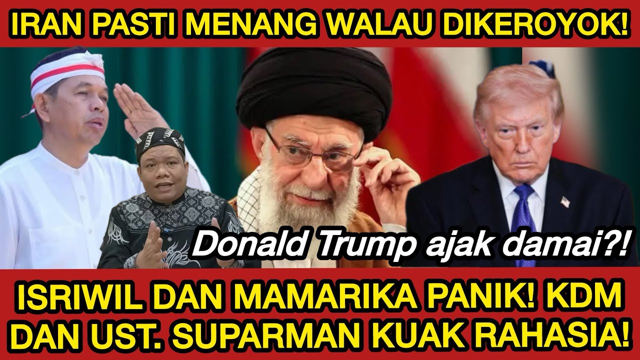 IRAN PASTI MENANG WALAU DIKEROYOK‼️KDM DAN USTAD SUPARMAN JELASKAN RAHASIA KEKUATAN PERSIA!!
