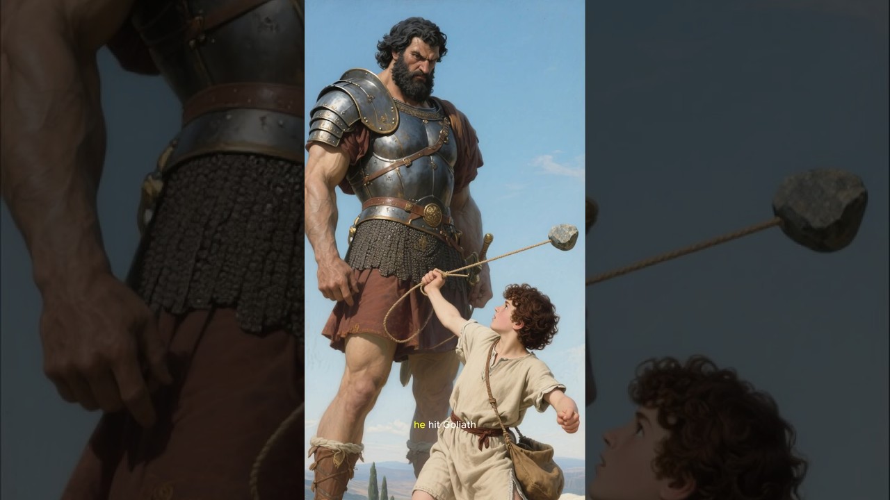 David and Goliath | Bible Story for Kids | Sunday School Lesson. Bible reference: 1 Samuel 17