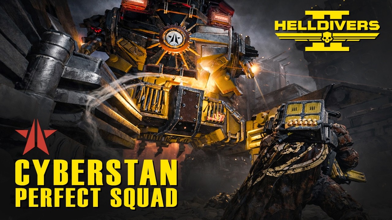 Helldivers 2 – Cyberstan Perfect Squad | No-Death Run | Super Helldive | Full Clear