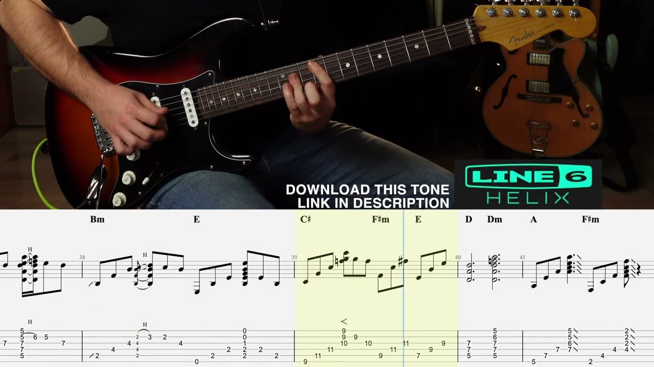 Aerosmith - Crazy GUITAR COVER + PLAY ALONG TAB + SCORE