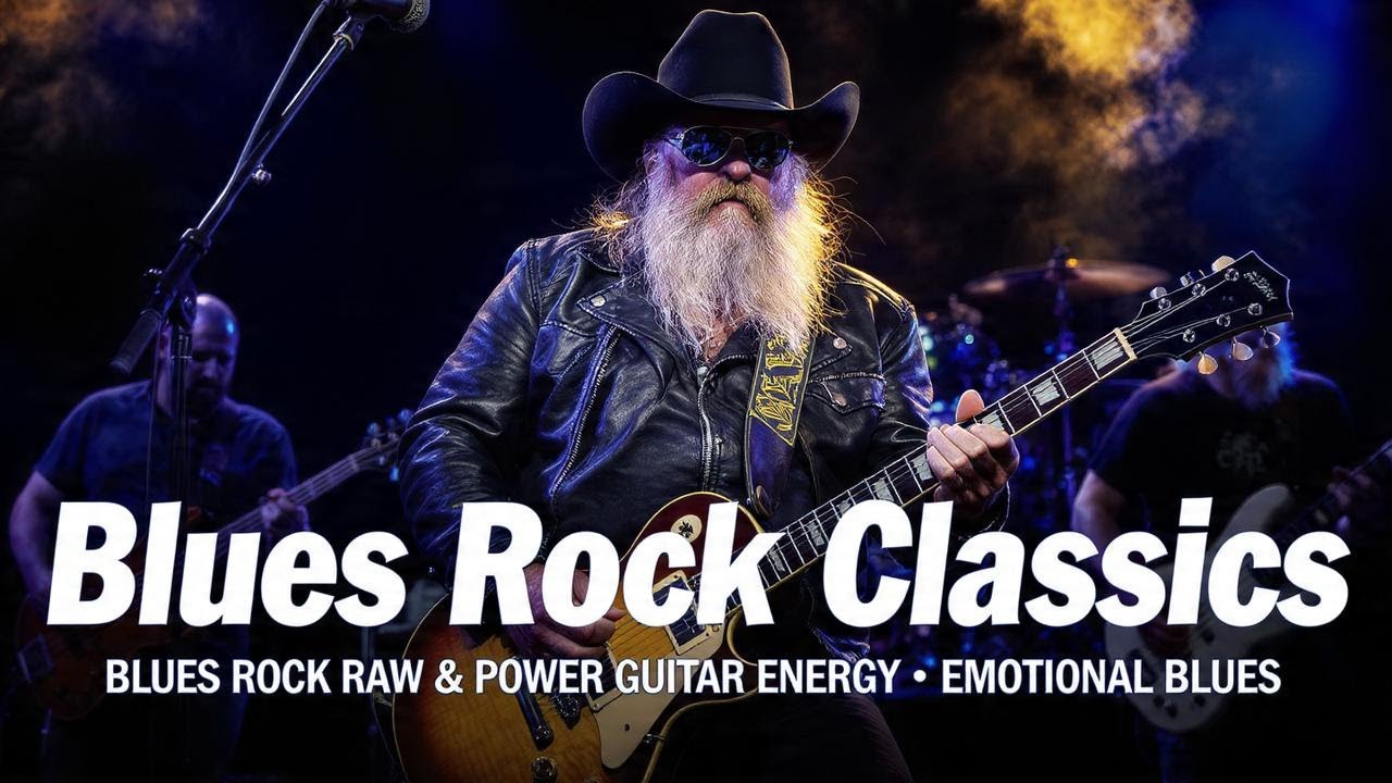 Jimi Hendrix, ZZ Top, Eric Clapton, The Animals Inspired Rock Blues & Soul Ballads