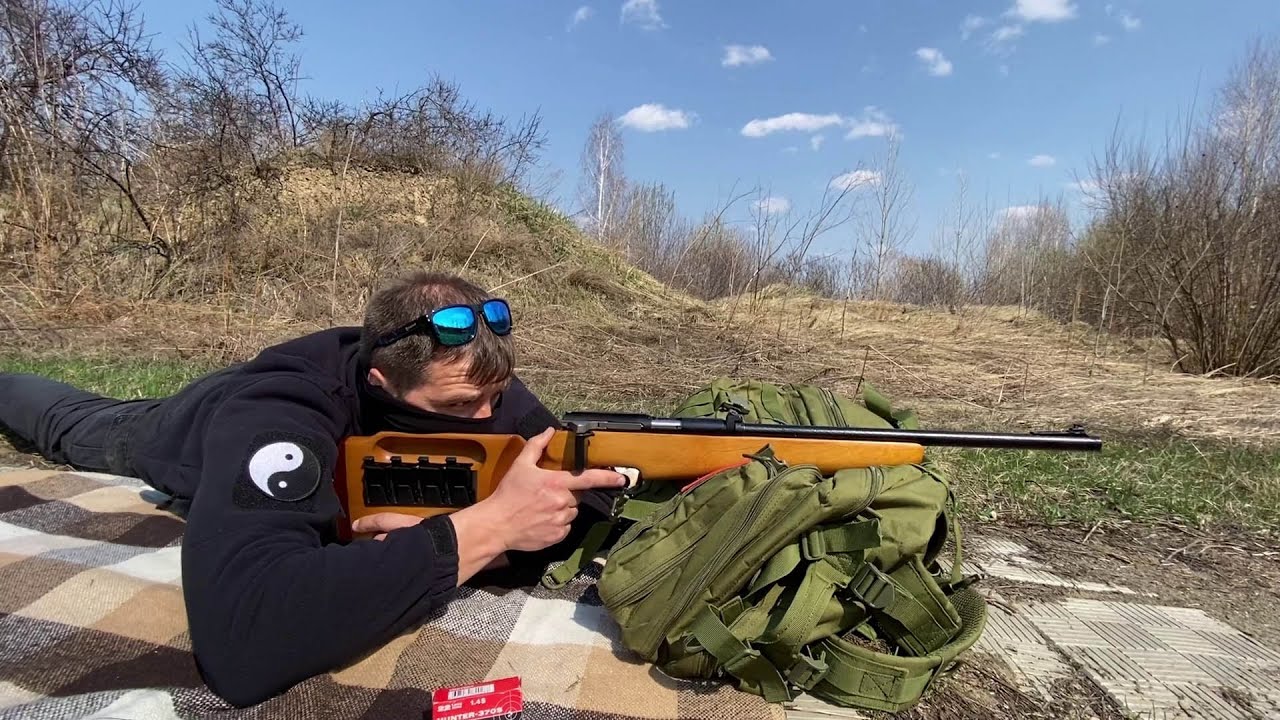 Part 2.  Bi-7-2-KO Basic 22 LR anti-plywood rifle. Винтовка Bi-7-2-KO Basic 22 лр против фанеры.