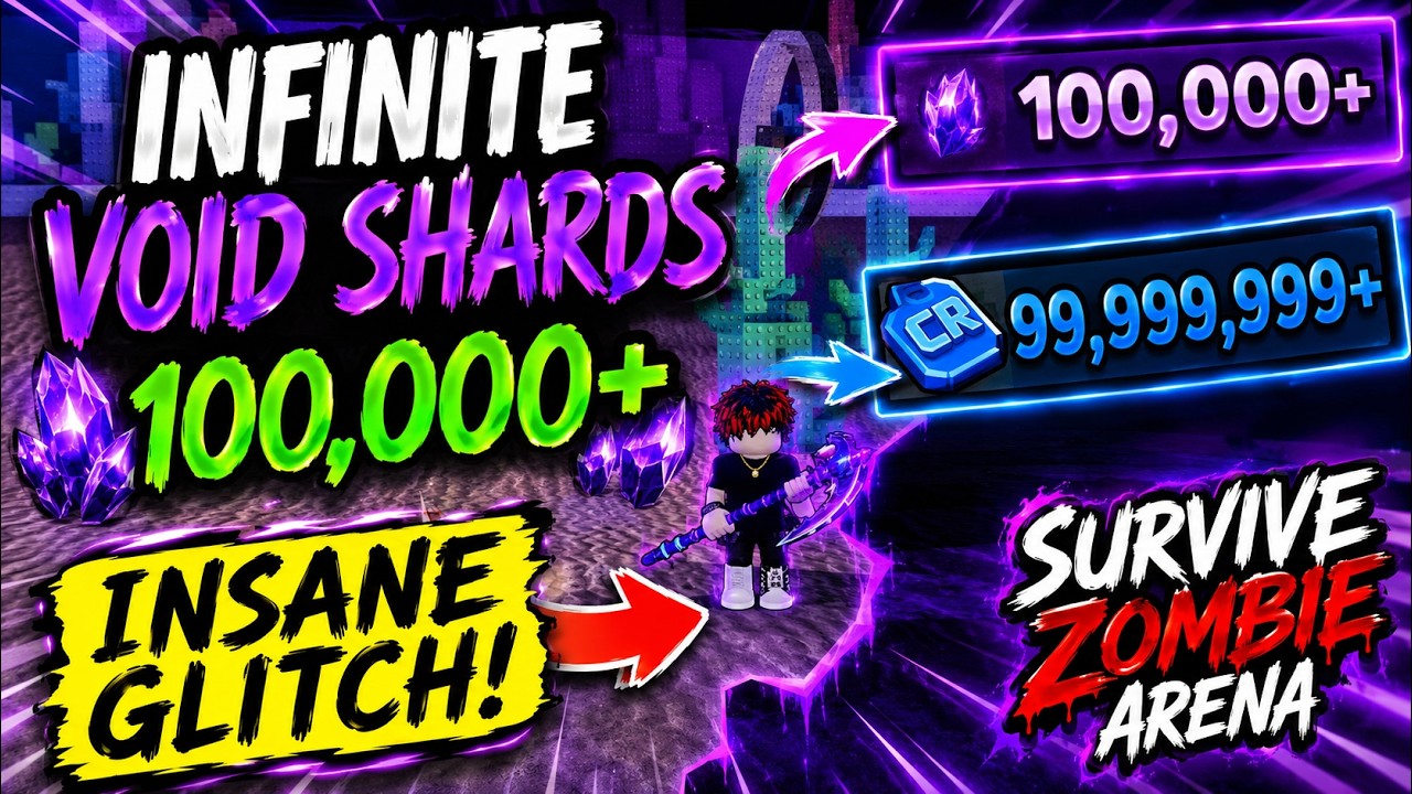 НОВЫЙ глитч в Atlantis! БЕЗУМНОЕ количество Осколков Бездны и кредитов! 😱Survive Zombie Arena #ro...