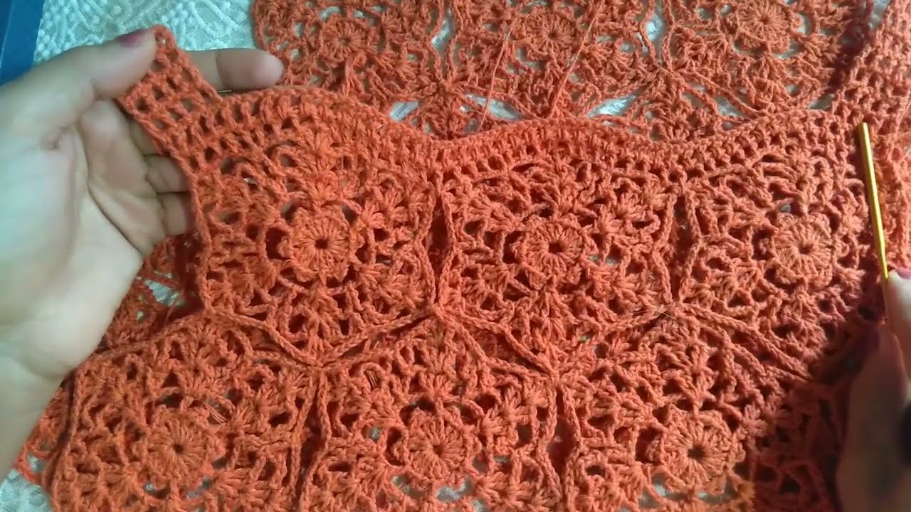 Blusa de crochê CITRINO/parte 3 passo a passo #blusadecroche #videoaula