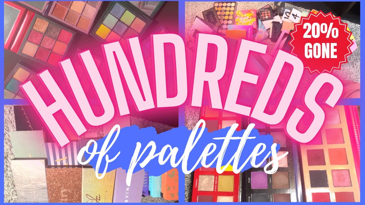 COLLECTION & DECLUTTER || Over 200 Eyeshadow Palettes!!