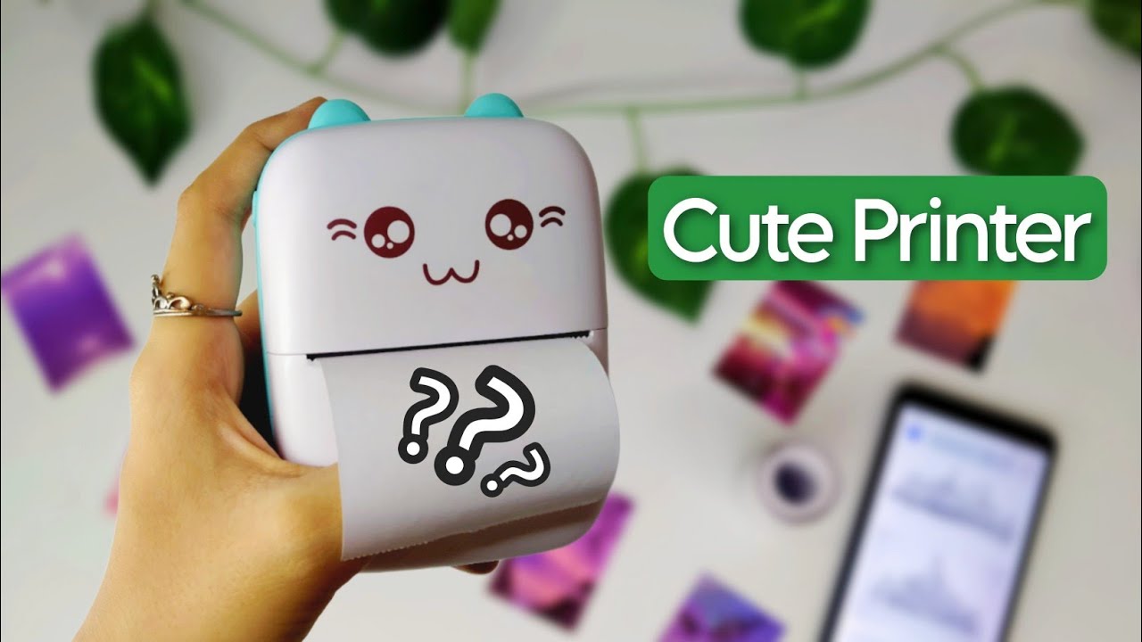 Cute Mini Thermal Printer 🐰| portable Thermal printer unboxing| Ease DIY