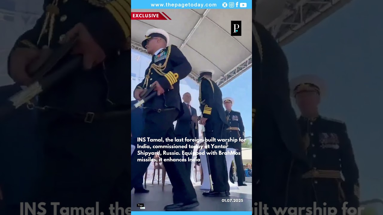 INS Tamal commissioned with #indiannavy #russian #army #defencenews