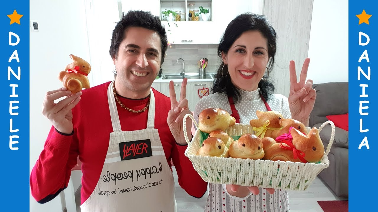 Colombine e Coniglietti di Pan Brioche di Pasqua - Ricetta