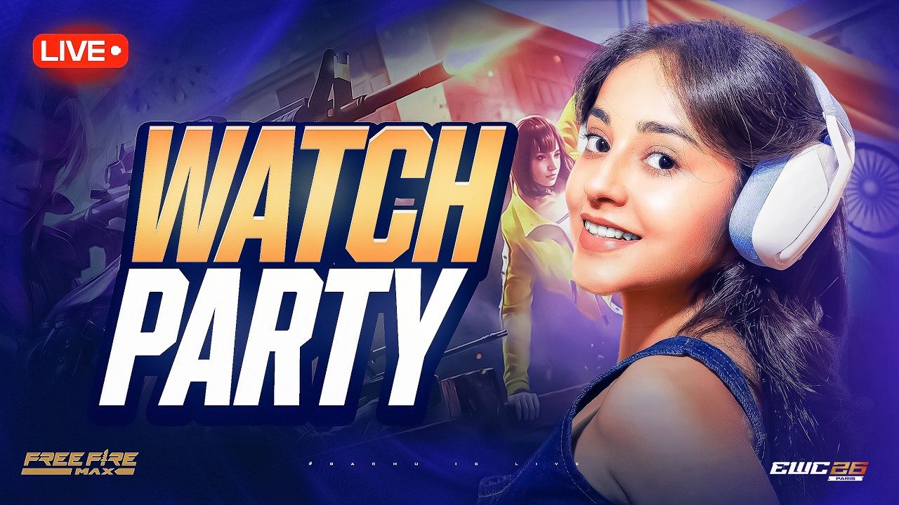 DAY 3 | EWC FREE FIRE  WATCHPARTY WITH BACHU