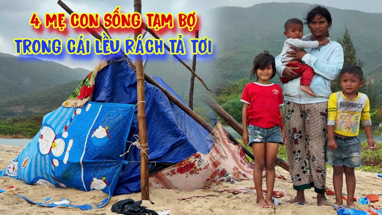 BỐN MẸ CON trú ẩn dưới THUNG LŨNG núi, trong cái lều RÁCH NÁT - tập 1635