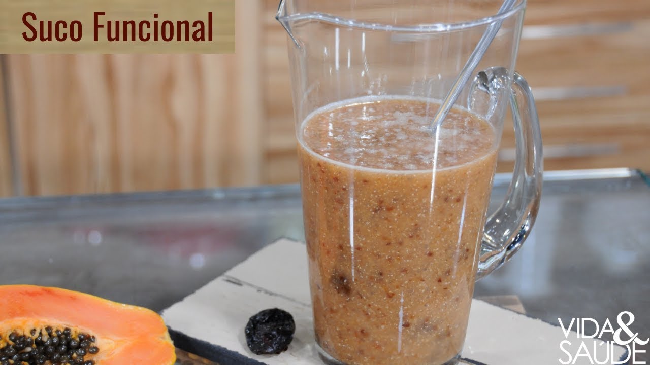 Receita: Suco Funcional / Tema: Doenças Oculares em Idosos (07/05/19)
