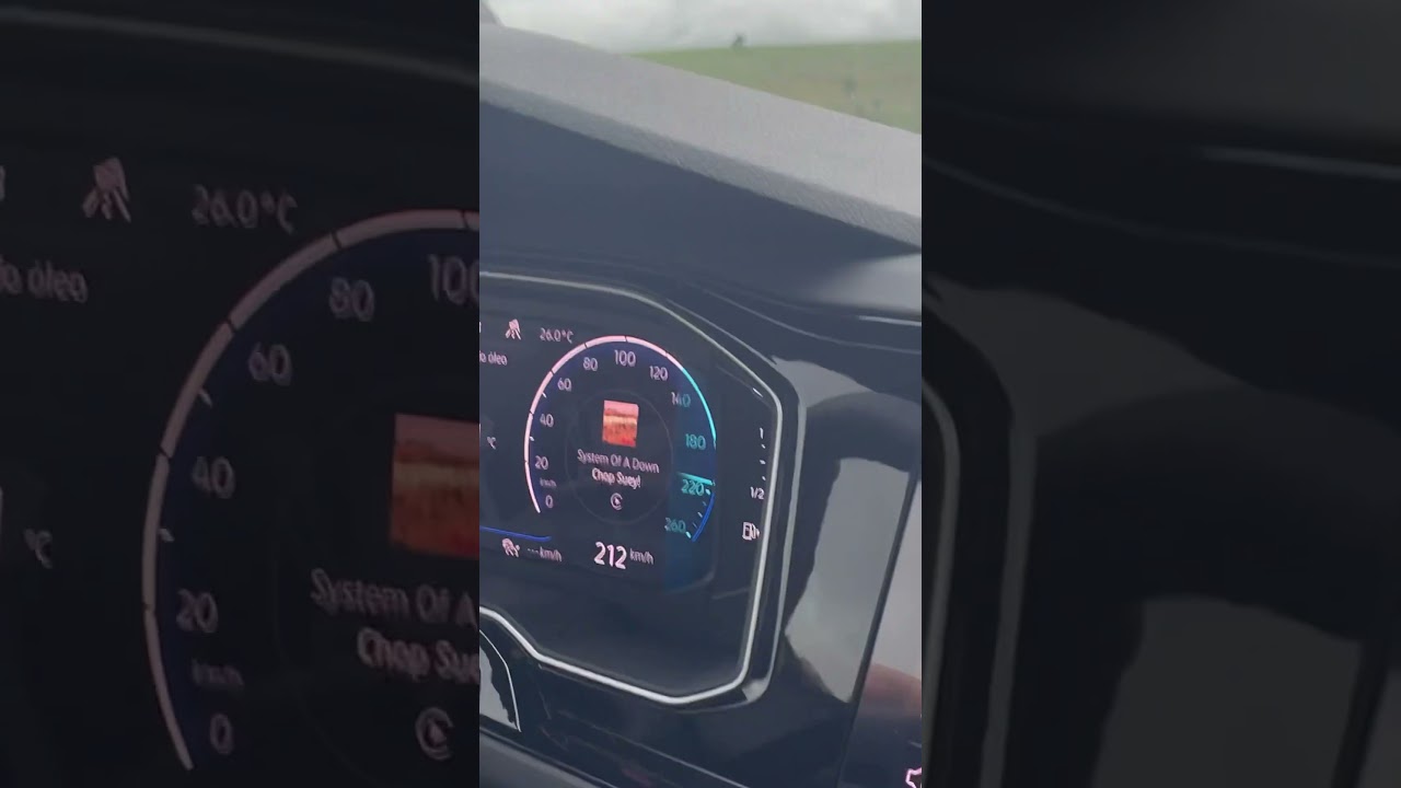 Virtus Exclusive 214Km/h (1.4 Turbo acelerando - Top Speed). #automobile #virtus