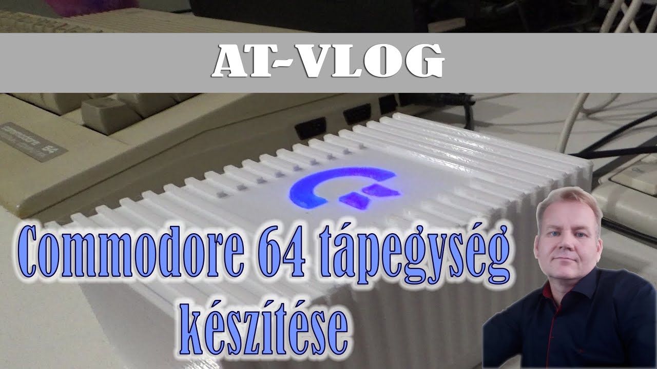 Commodore 64 tápegység készítése. Buliding a home made C64 power supply.