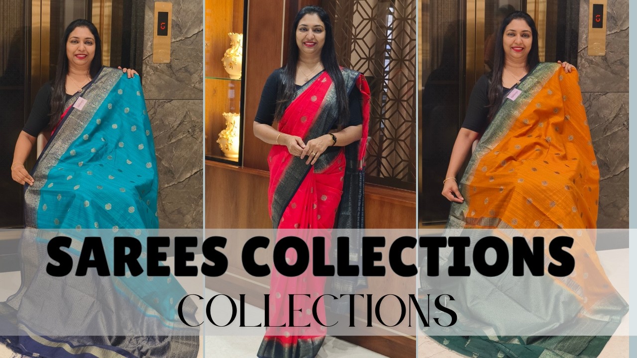 Elevate your ethnic wardrobe with our classy semi silk sarees ✨ 🥰 || 𝐆𝐋𝐈𝐓𝐙𝐈𝐍𝐃𝐈𝐀 FASHIONS 🛍