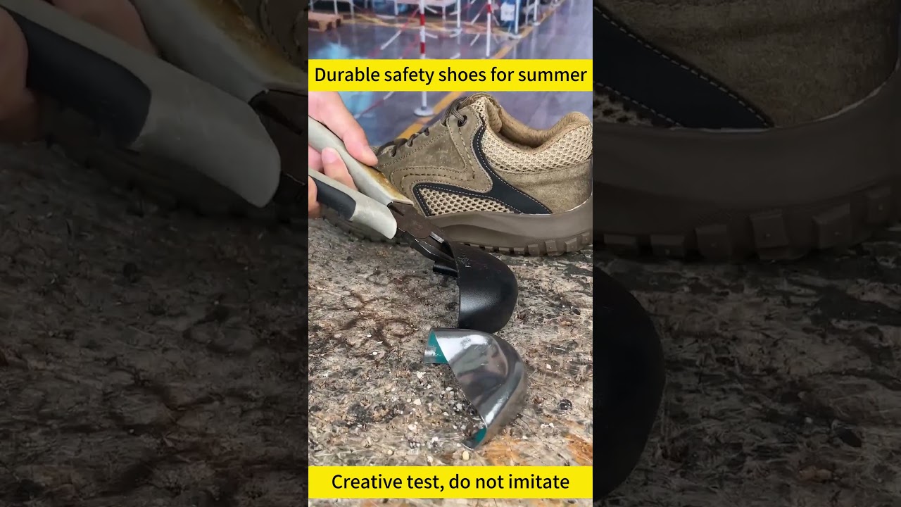 Durable safety shoes for summer 3028T #safetyshoes #workshoes #workboots