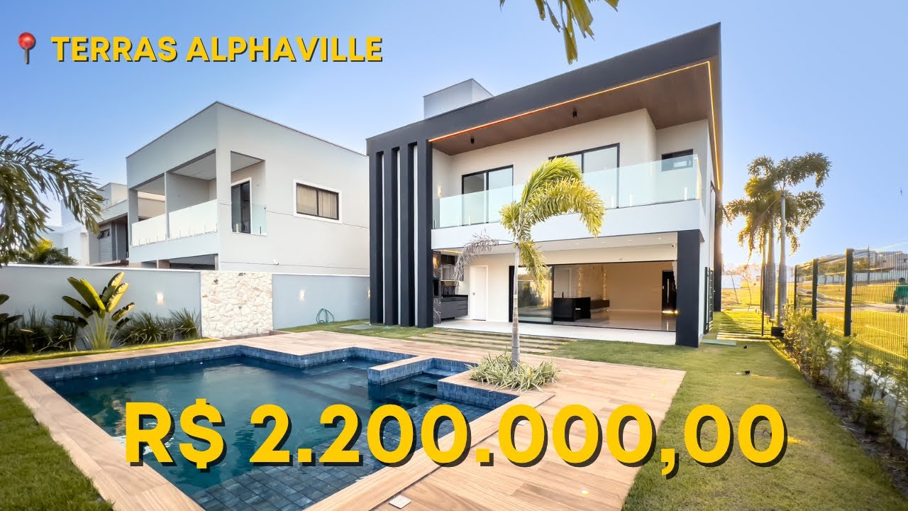 CASA 260 M2 COM ÁREA DE LAZER INCRÍVEL NO TERRAS ALPHAVILLE