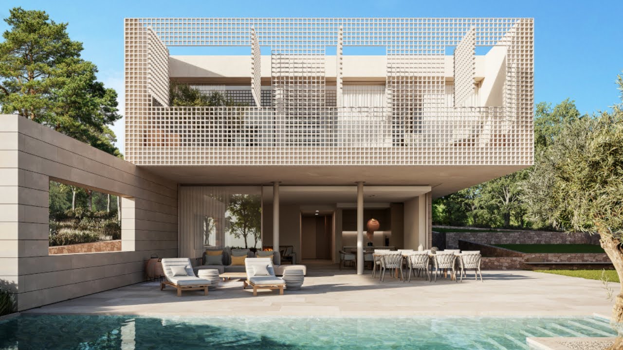Verdemar: Impressive new build villas with pool in Cala Vinyes, Mallorca Southwest