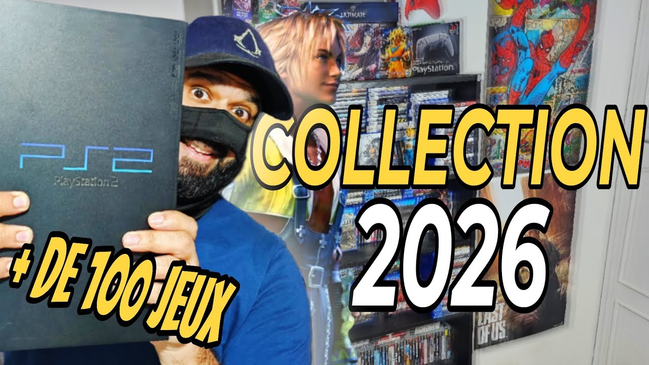 Ma COLLECTION de JEUX PS2 2026 (déjà 100 jeux dans la collection !)