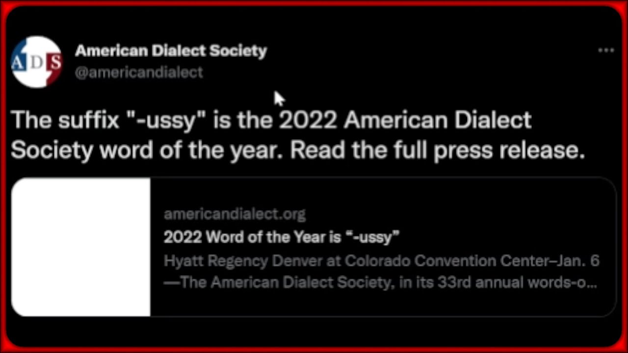 The American Dialect Society Word of the Year 2022