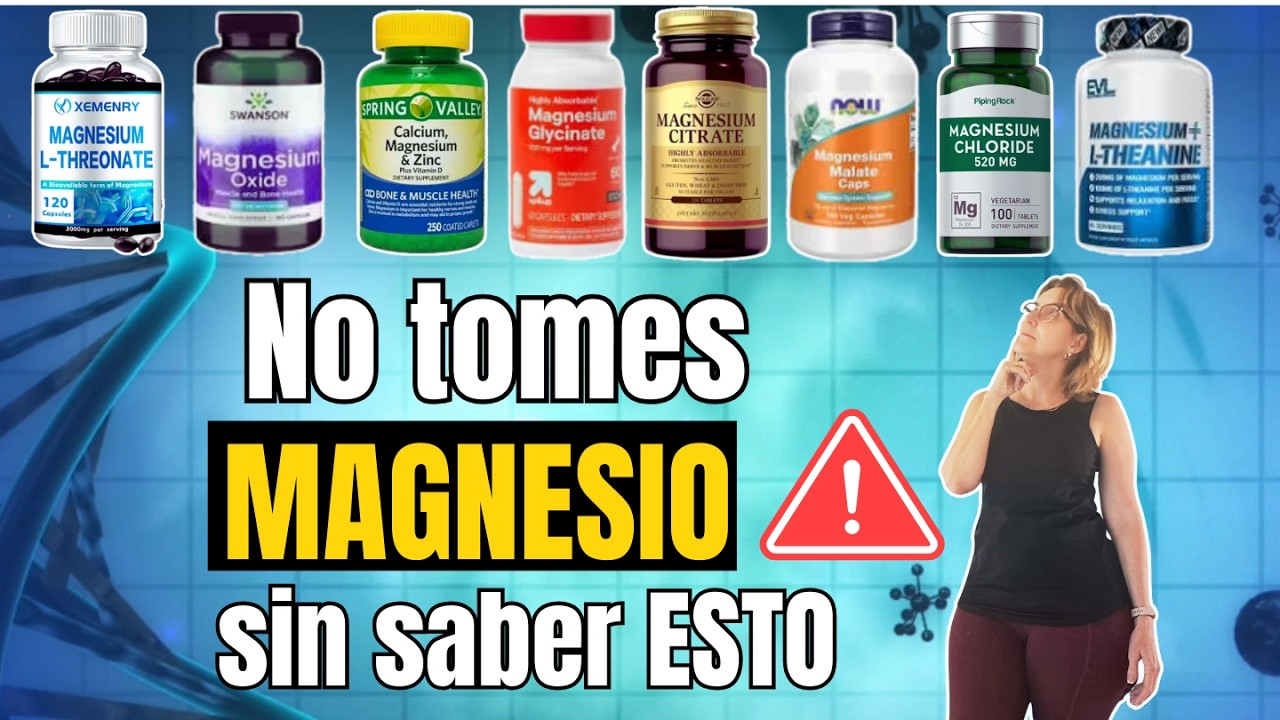 5 ERRORES Que Debes EVITAR al tomar MAGNESIO (Mejores suplementos en 2025)