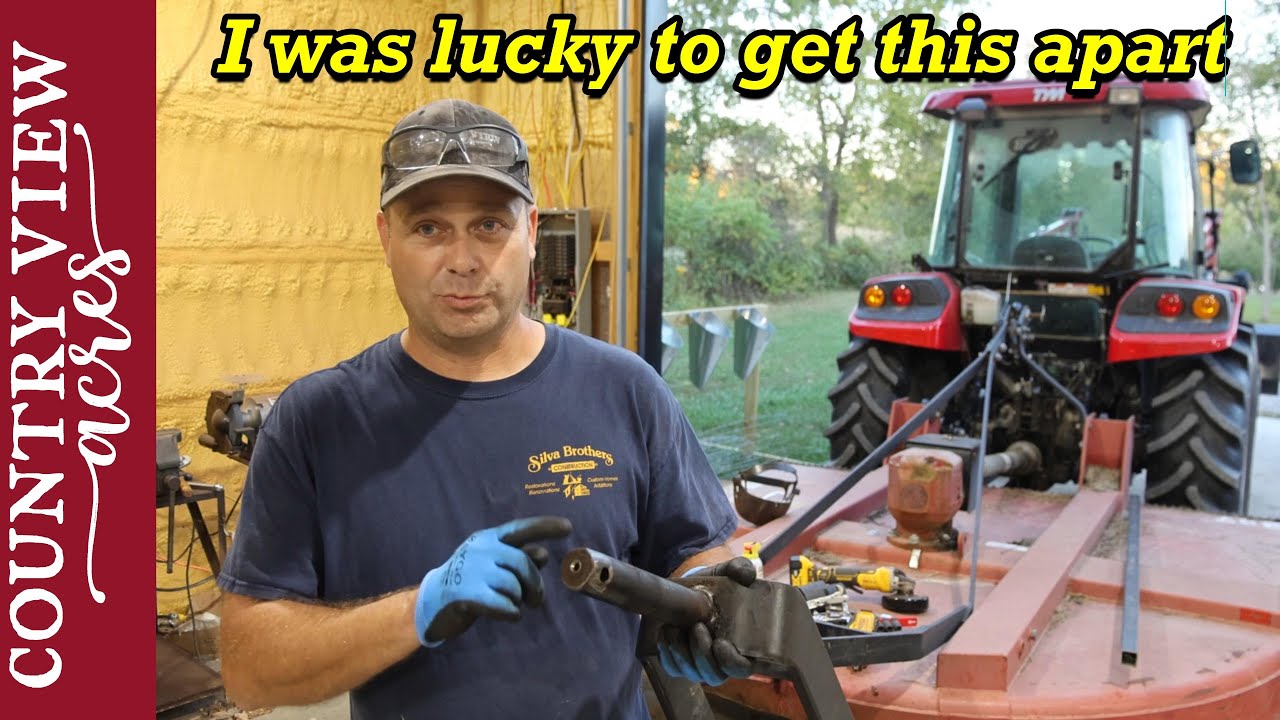 I can't believe how hard this was to take apart.  I almost gave up fixing the bush hog mower.