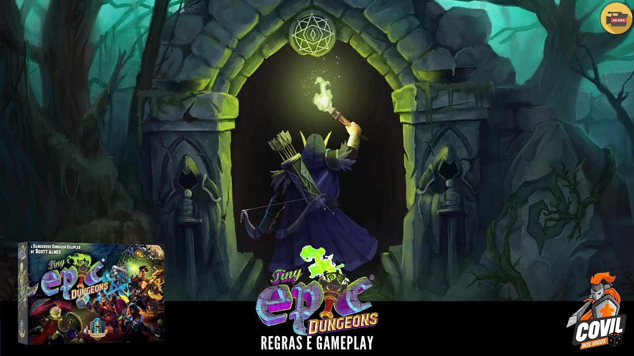 Tiny Epic Dungeons - Regras e Gameplay