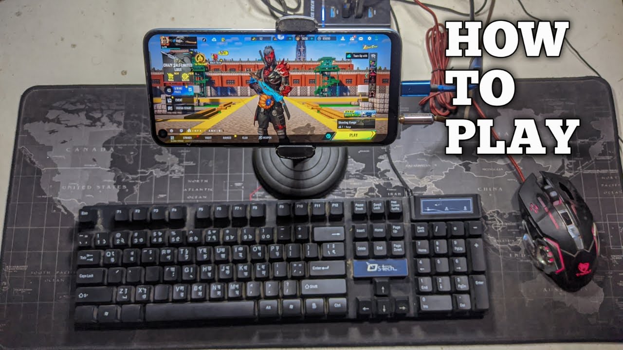 Как играть в Blood Strike с помощью клавиатуры и мыши на Android