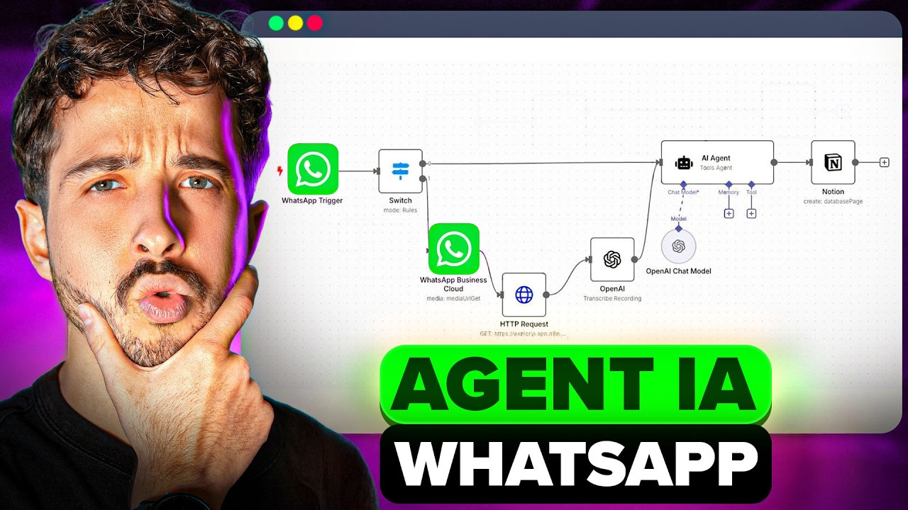 Crée ton Agent IA piloté par WhatsApp !