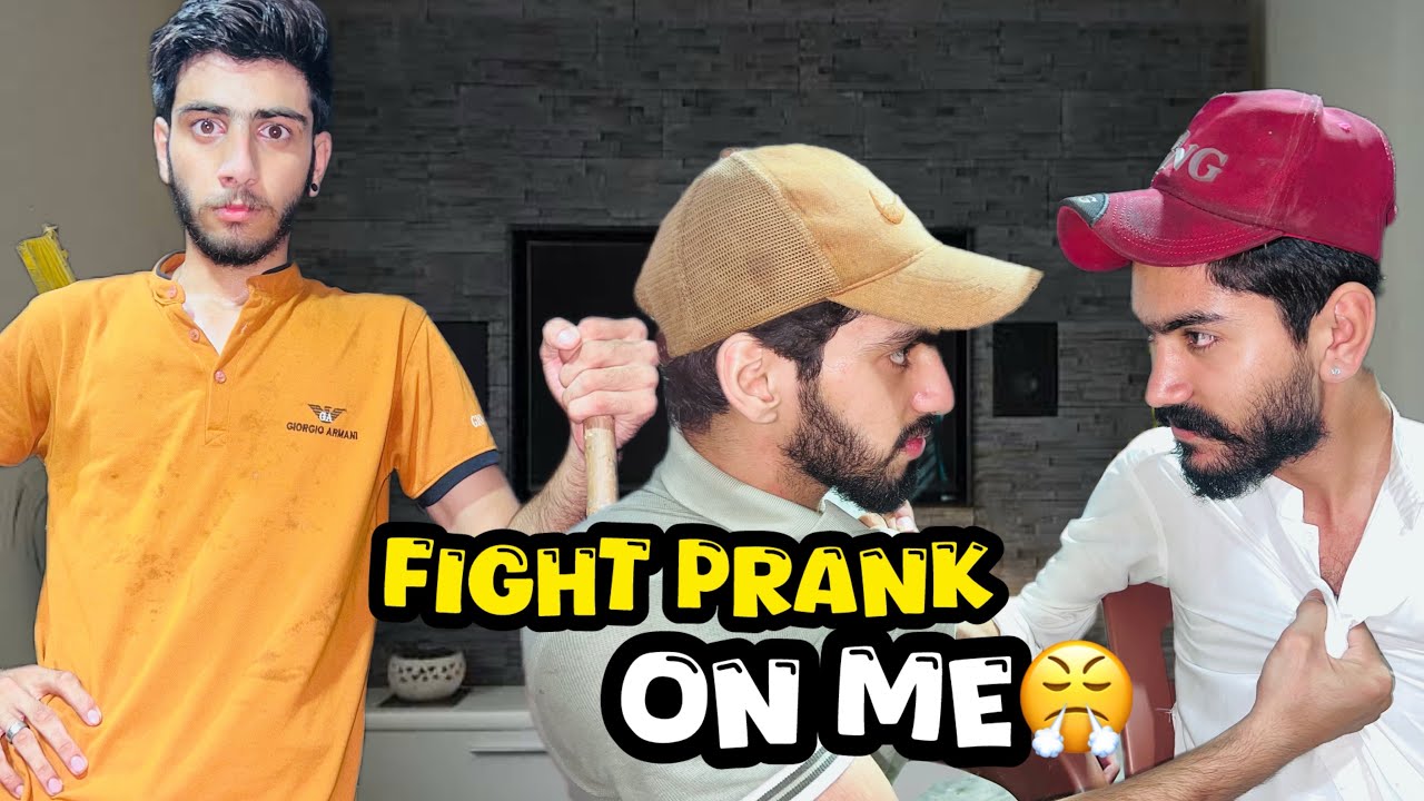 Fight Prank On Me😤/Ahmad ny badla ley liya/Heavy Fight😂😤