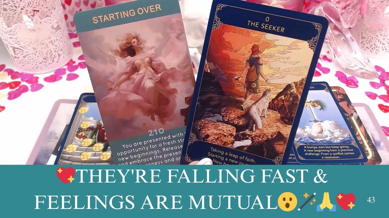💖THEY'RE FALLING FAST & FEELINGS ARE MUTUAL😮EXCITING CHANGES AHEAD😁🪄🙏💖 COLLECTIVE LOVE TAROT💓✨