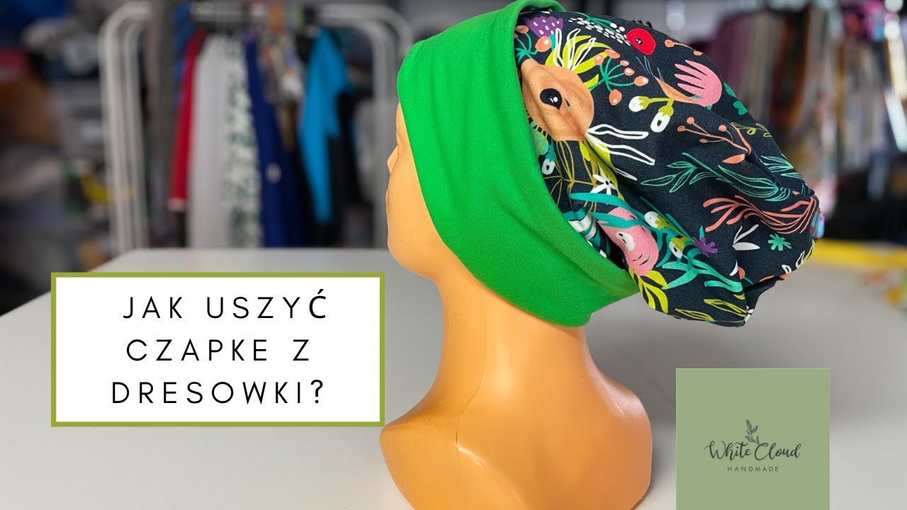Czapka z dresówki? || Jak uszyć? || Wykrój na czapkę