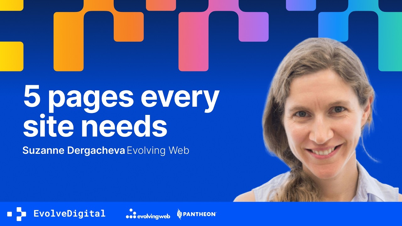 Five types of landing pages your website needs, Suzanne Dergacheva | Evolve Digital Toronto 2026